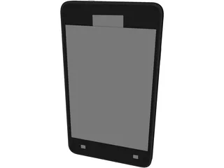 Samsung Galaxy S2 Phone 3D Model preview