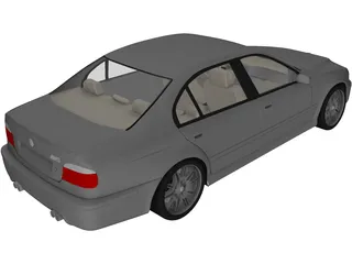 BMW M5 3D Model preview