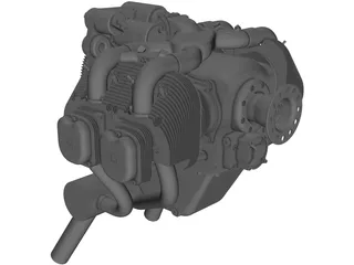 UL260i Engine 3D Model preview