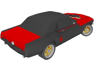 Ford Mustang (1967) [Tuned] 3D Model preview