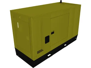 Diesel Generator Type A 3D Model preview