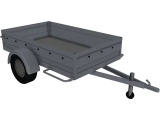 Trailer 3D Model preview