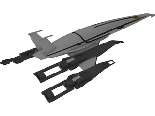 SR-2 Normandy 3D Model preview