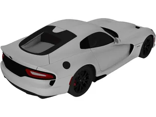 Dodge Viper SRT GTS (2013) 3D Model preview