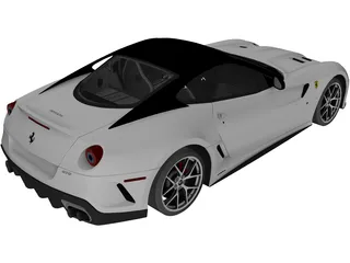 Ferrari 599 GTO (2011) 3D Model preview