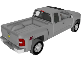 Chevrolet Silverado (2012) 3D Model preview