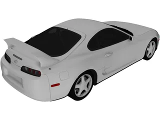 Toyota Supra RZ (1998) 3D Model preview