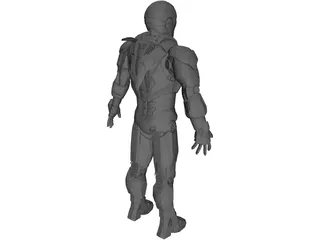 Iron Man MK VI 3D Model preview