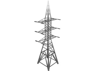 Electric Tower 3D Model preview