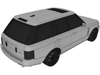 Range Rover Sport (2012) 3D Model preview