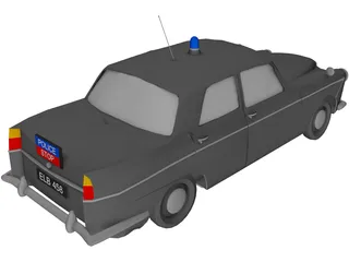 Wolseley 6/110 Metropolitan Police 3D Model preview