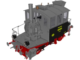 Train 3D Model preview