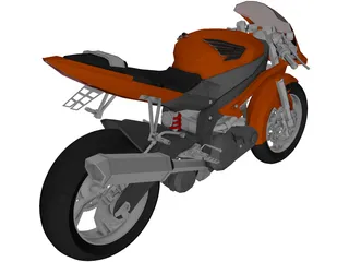 Honda CB150R 3D Model preview