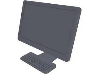 Apple iMac 3D Model preview