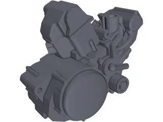 Aprilia SXV 550 Engine 3D Model preview