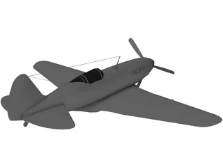 MiG-3 3D Model preview