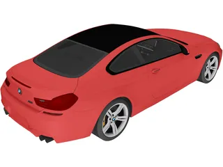 BMW M6 Coupe [F13] (2013) 3D Model preview