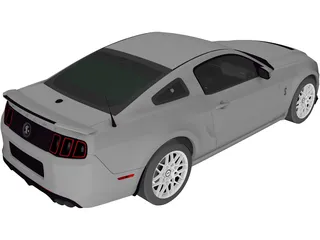 Ford Mustang Shelby GT500 (2013) 3D Model preview