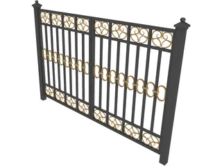 Fence 3D Model preview
