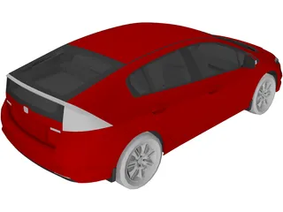 Honda Insight 3D Model preview