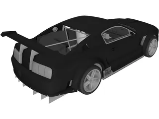 Ford Mustang GTR 3D Model preview
