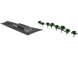 Ara Pacis 3D Model preview