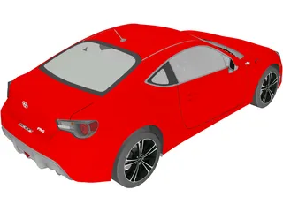 Scion FR-S (2013) 3D Model preview