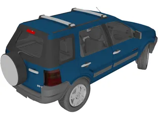 Ford EcoSport FreeStyle (2007) 3D Model preview