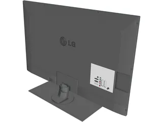 LG TV LCD LED 3D Model preview