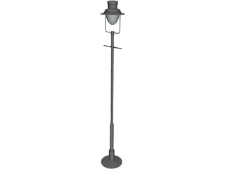 Street Lamp 3D Model preview