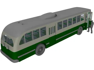 Trolleybus 3D Model preview