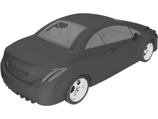 Peugeot 308 CC (2012) 3D Model preview