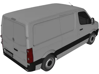 Volkswagen Crafter TDi 3D Model preview