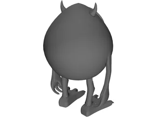 Mike from Monsters Inc. 3D Model preview