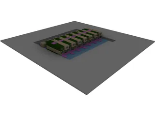 Cottage 3D Model preview