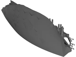 Castle 3D Model preview