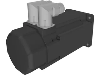 Kollmorgan AKM4 Motor 3D Model preview