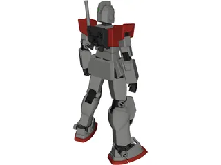 Gundam RGM-79 GM 3D Model preview