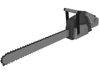 Chainsaw 3D Model preview