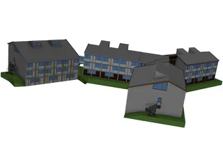 House for Students 3D Model preview