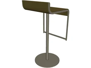 Bar Chair 3D Model preview