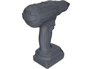 Makita Drill 3D Model preview