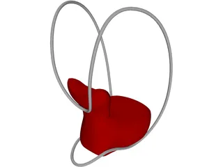 Do Room Rocking Chair 3D Model preview