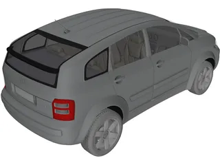 Audi A2 3D Model preview