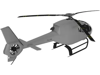 Eurocopter EC-120 3D Model preview