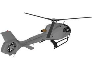 Eurocopter EC-130 3D Model preview
