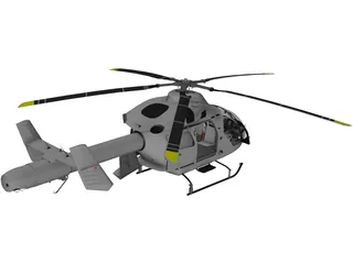 McDonnell Douglas MD-902 Explorer 3D Model preview