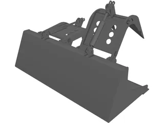 Grapple Bucket 3D Model preview