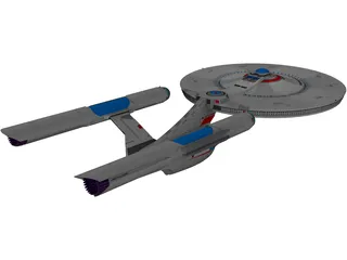 Star Trek USS Paladin 3D Model preview