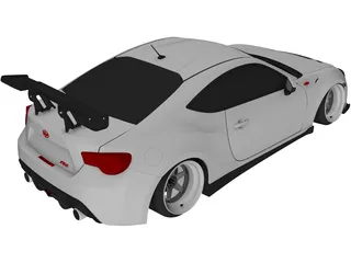 Scion FR-S (2013) [Tuned] 3D Model preview